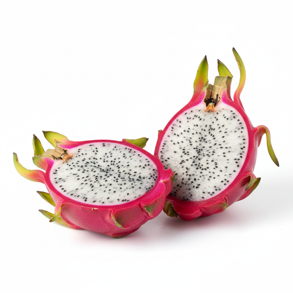 Fresh dragon fruit 1 piece cut open
